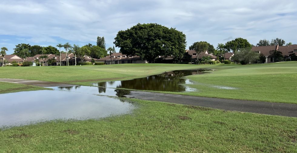 Course flooded